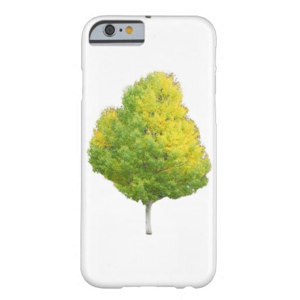Yellow Aspen Tree Barely There iPhone 6 Case