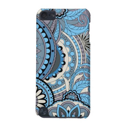 colorful floral zen pattern with sends them iPod touch (5th generation) case