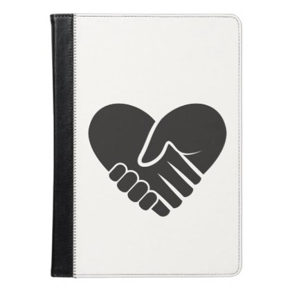 Love Connected black heart iPad Air Case