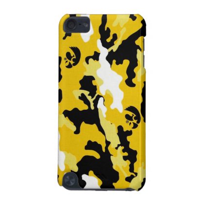 yellow military camouflage textures iPod touch (5th generation) case