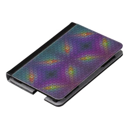 Rainbow Bubblewrap Fractal Disco Lights Kindle Case