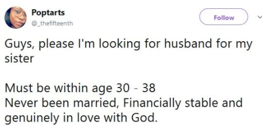 This Woman Is Looking For A Husband For Her Sister