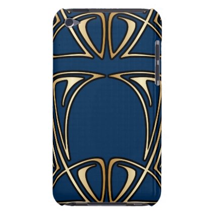 art nouveau,vintage,floral,belle &#233;poque,elegant,bl iPod Case-Mate case