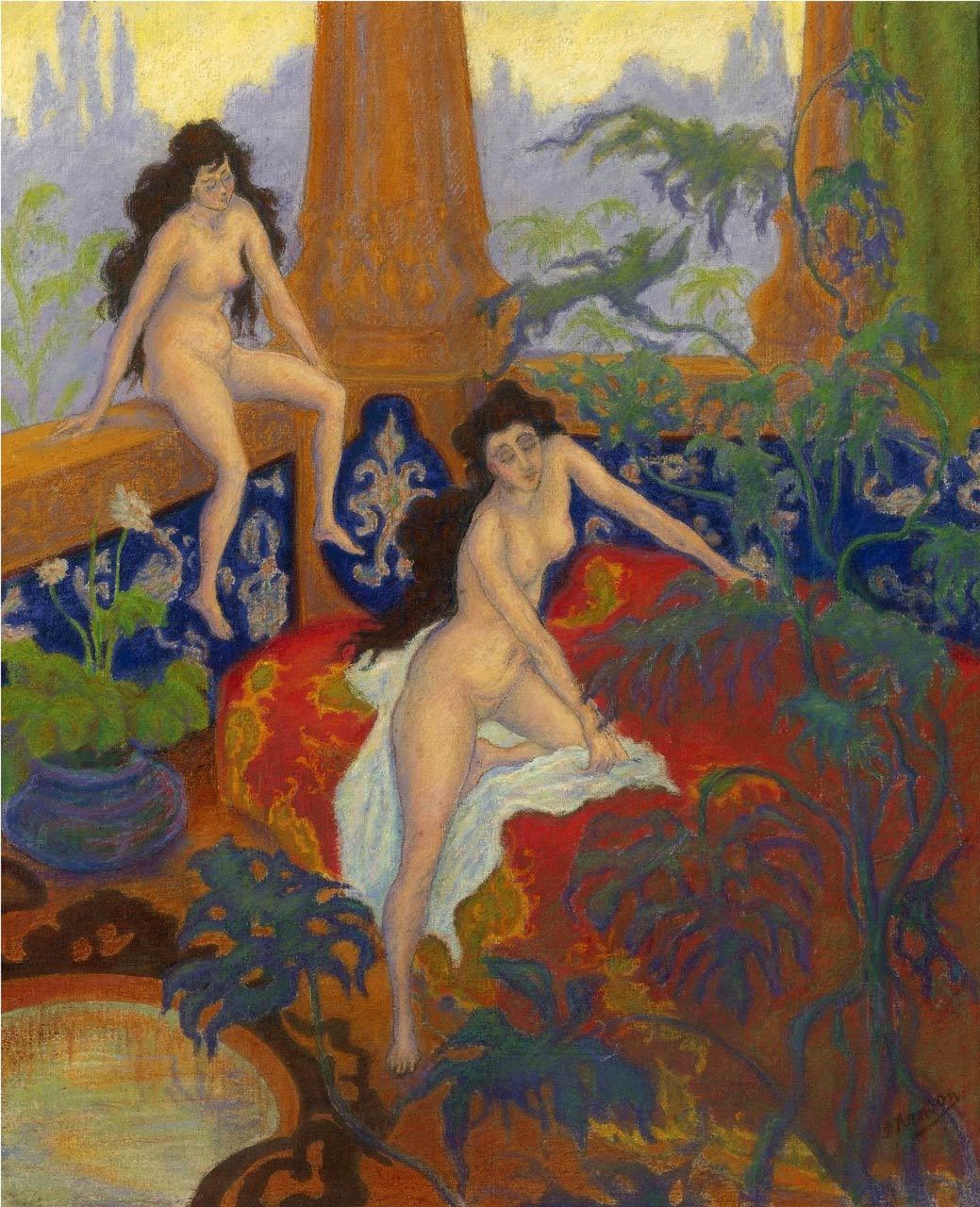 Paul Ranson - Nautchis au bain (c.1900)