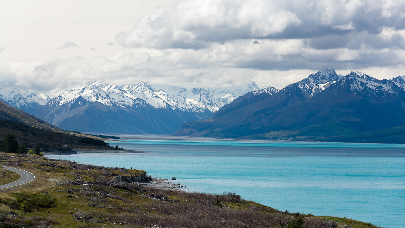 View toward Mount Cook, Lake Pukaki