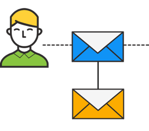 If the entrant clicks through on the initial email but doesn't convert, send a second follow-up email.
