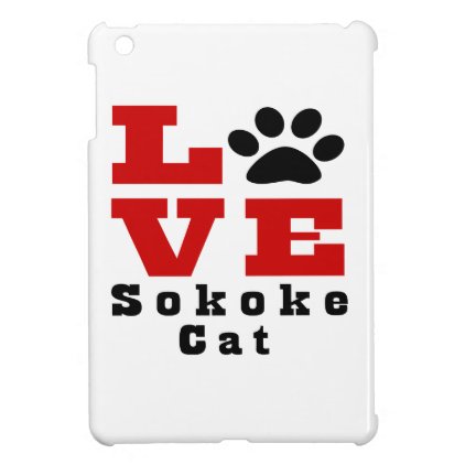 Love Sokoke Cat Designes Cover For The iPad Mini
