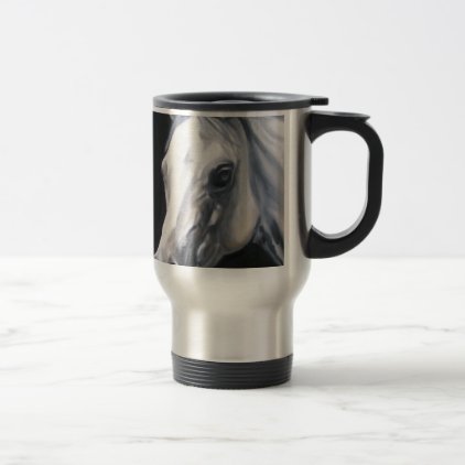 A White Horse Travel Mug