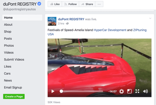 After your Facebook Live broadcast ends, it's added to your Facebook page or profile.