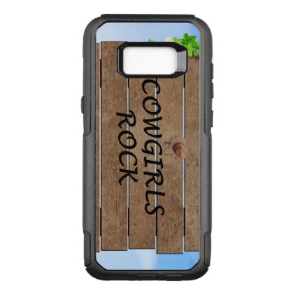 TEE Cowgirls Rock OtterBox Commuter Samsung Galaxy S8+ Case