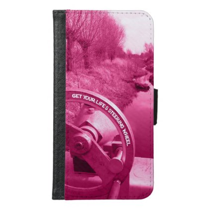 get your life's steering wheel advice of life samsung galaxy s6 wallet case