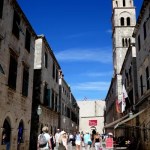 Fotos de Dubrovnik en Croacia, gente calle Stradun