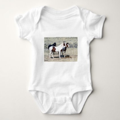 WILD HORSES BABY BODYSUIT
