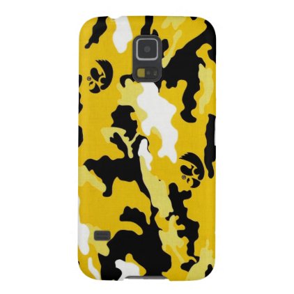 yellow military camouflage textures galaxy s5 case