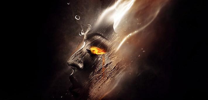 Design-a-Unique-Wooden-Face-with-Fiery-Eye-and-Tear-in-Photoshop---Photoshop-Tut