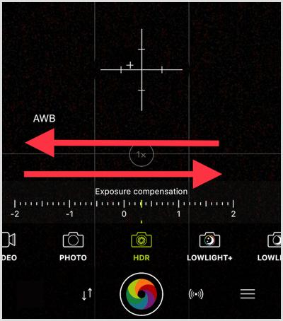 procamera HDR tool adjustment