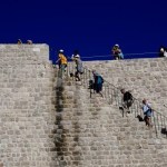 Fotos de Dubrovnik en Croacia, subiendo a las murallas