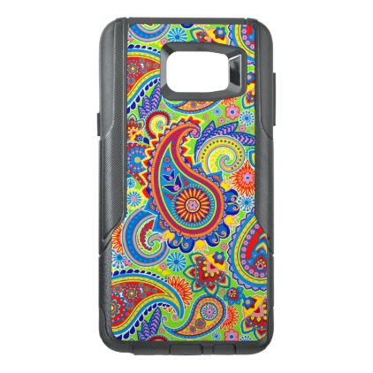 Colorful Retro Paisley Seamless Pattern OtterBox Samsung Note 5 Case