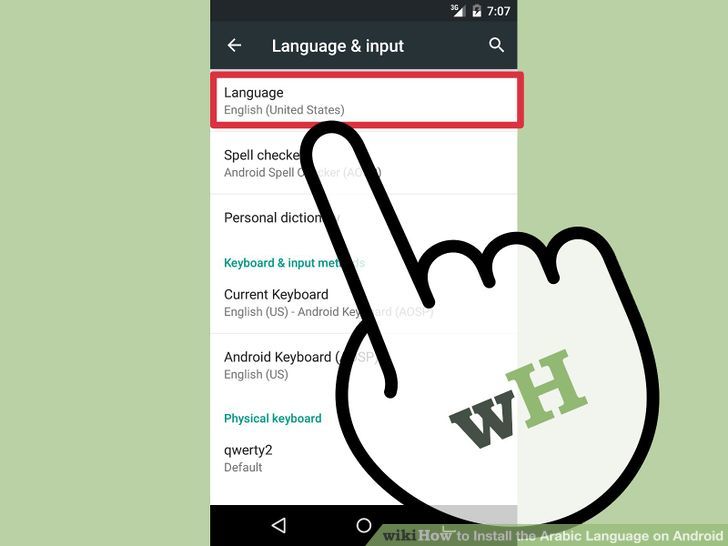Install the Arabic Language on Android Step 3 Version 2.jpg