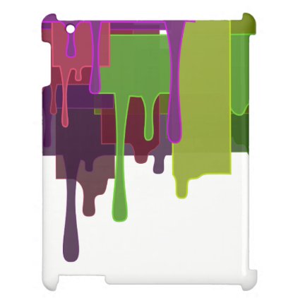 Color Blocks Melting iPad Cover