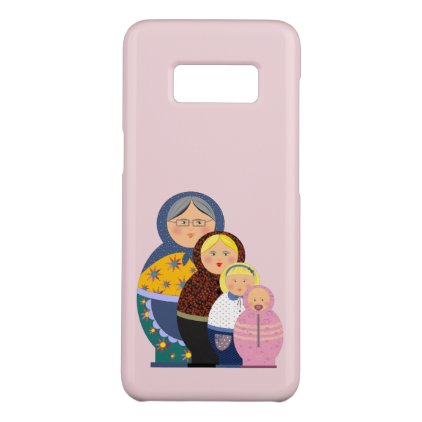 Russian Doll Matryoshka Life Stages Colorful Cute Case-Mate Samsung Galaxy S8 Case