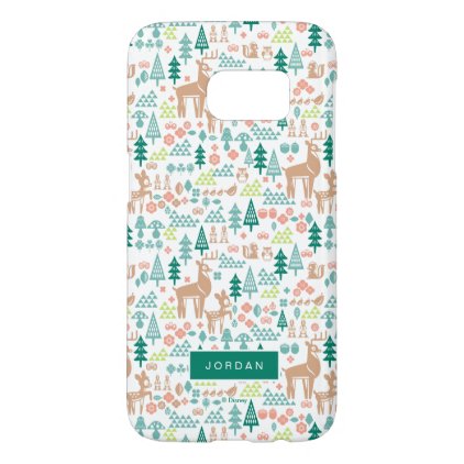 Bambi and Woodland Friends Pattern Samsung Galaxy S7 Case