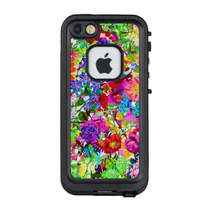 Cute colorful magic flowers LifeProof® FRĒ® iPhone 5 case