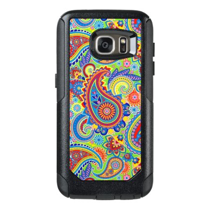 Colorful Paisley Seamless Pattern OtterBox Samsung Galaxy S7 Case