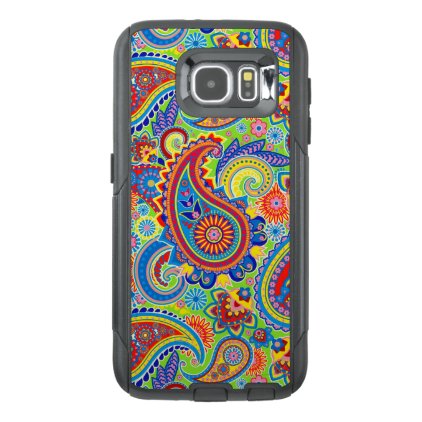 Colorful Vintage Paisley Seamless Pattern OtterBox Samsung Galaxy S6 Case
