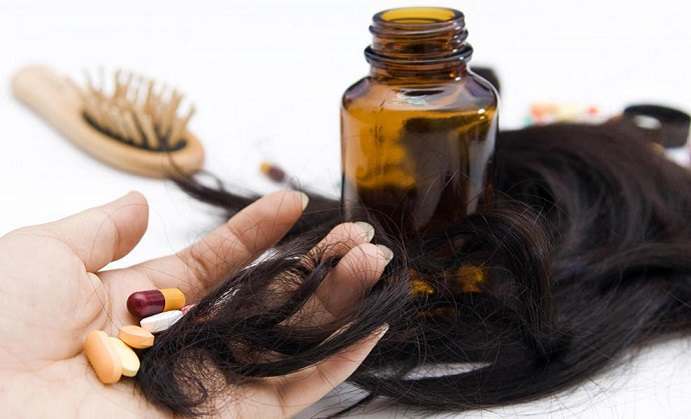Essential vitamins treat hair loss