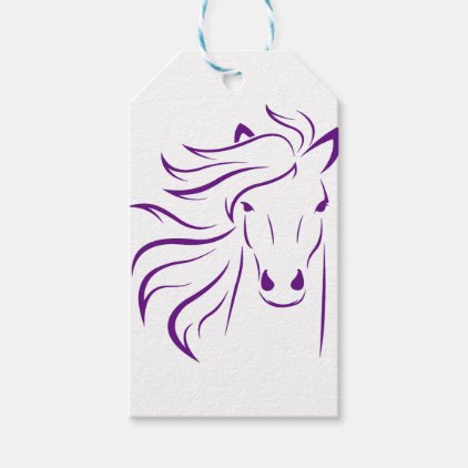 Beautiful Horse with Glamorous Mane Gift Tags