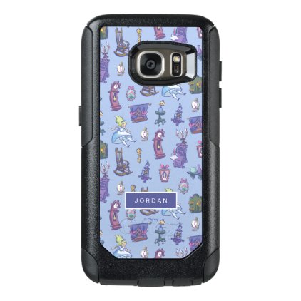 Alice In Wonderland | Falling Down Pattern Blue OtterBox Samsung Galaxy S7 Case