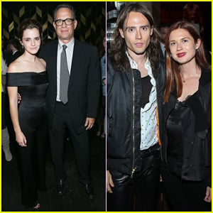 Emma Watson & Bonnie Wright Have Mini 'Harry Potter' Reunion At 'The Circle' After Party!