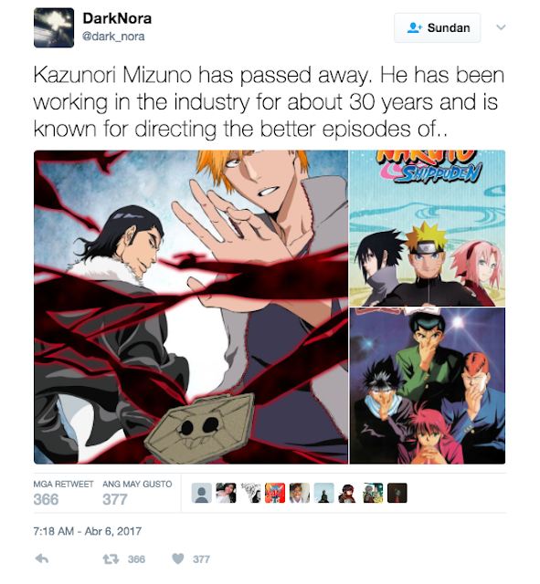The Animator Of 'Naruto' And 'Ghost Fighter' Died Because Of Overworking