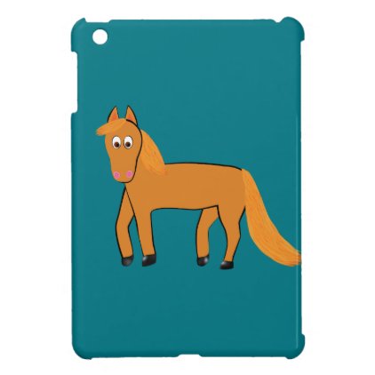 Cartoon Chestnut Horse Case For The iPad Mini