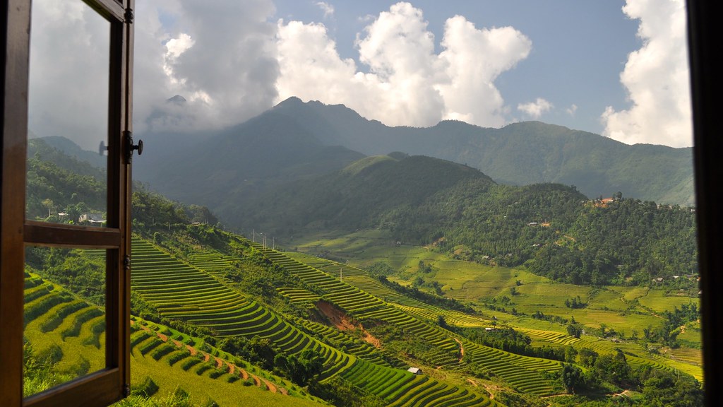 View from Topas Ecolodge, Lao Cai Province, Vietnam