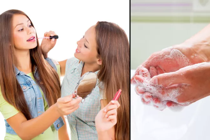 نتيجة بحث الصور عن ‪keep cosmetics free from germs‬‏