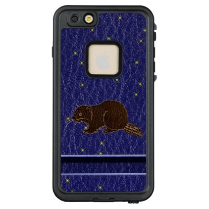 Leather-Look Native American Zodiac Beaver LifeProof® FRĒ® iPhone 6/6s Plus Case