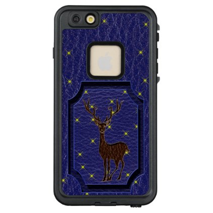 Leather-Look Native Zodiac Deer LifeProof® FRĒ® iPhone 6/6s Plus Case