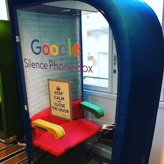 Google Silence Phone Box