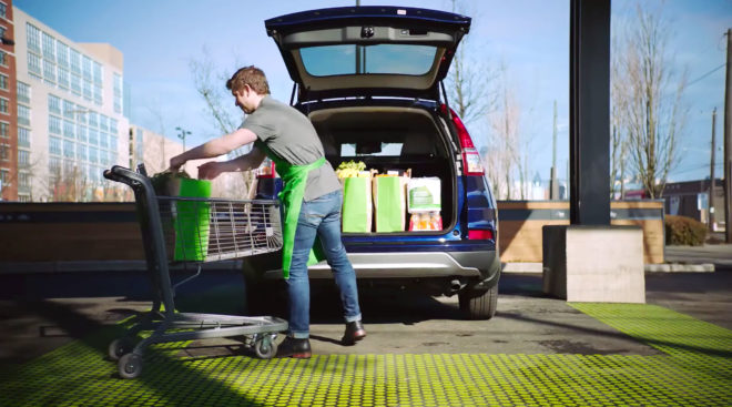 Amazon’s Time-Saving Trick for Groceries: You Drive to Us