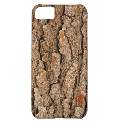 Pine Bark Texture Cover For iPhone 5C