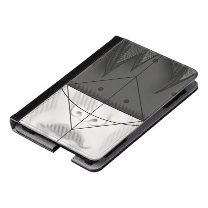 Beautiful BnW Fractal Feathers for Major Motoko Kindle Case
