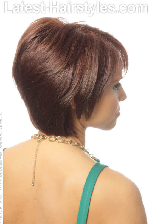Short Tapered Hairstyle with Volume Side