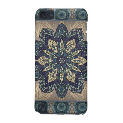 Colorful abstract ethnic floral mandala pattern iPod touch 5G case