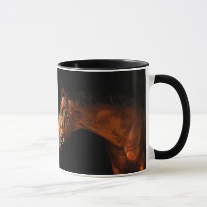 horse collection mug