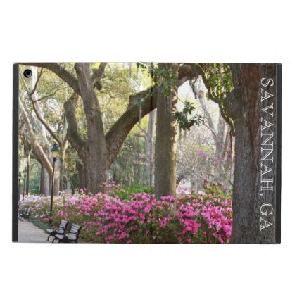 Savannah GA in Spring | Forsyth Park Azaleas Oaks Case For iPad Air