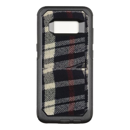 Plaided Fabric Texture OtterBox Galaxy S8 Case