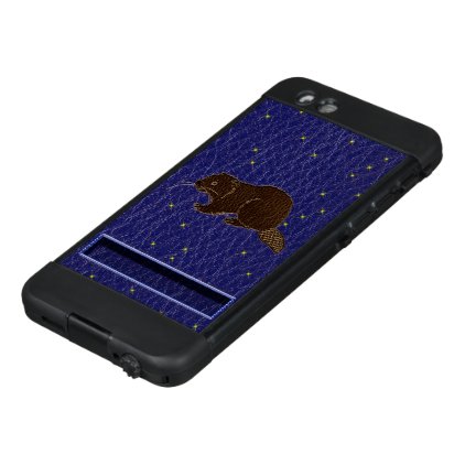 Leather-Look Native American Zodiac Beaver LifeProof® NÜÜD® iPhone 6 Case