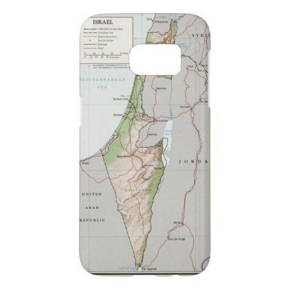 Map of Israel (1967) Samsung Galaxy S7 Case